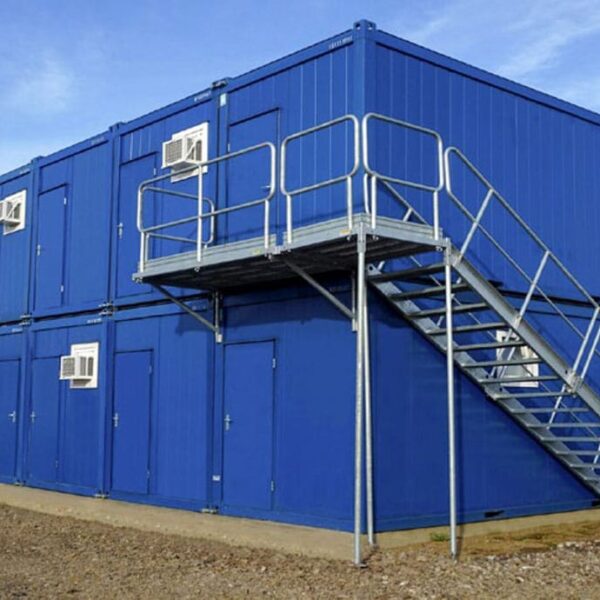 Stairs and verandas for containers