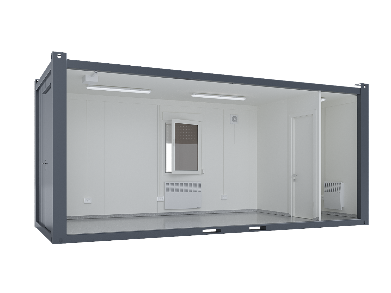 Break Room with toilet